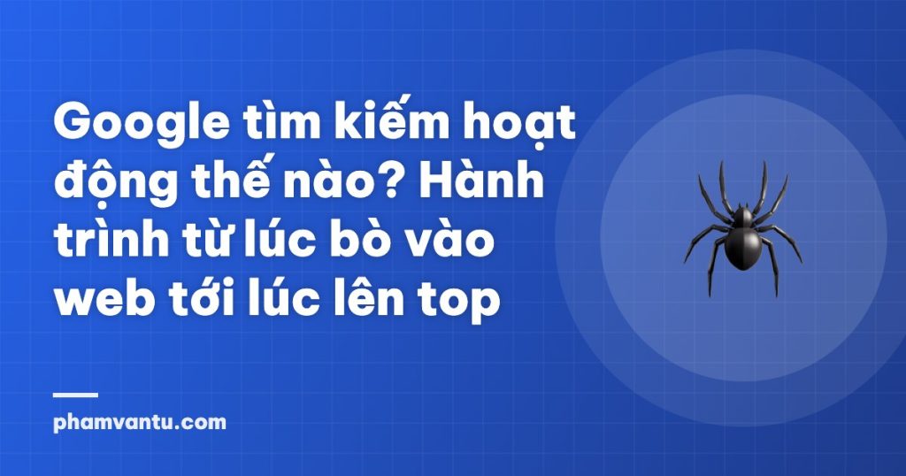 Google tìm kiếm hoạt động thế nào? Hành trình từ lúc bò vào web tới lúc lên top